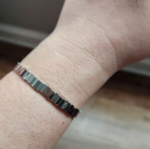 Gem Dior 18.5 White Gold Bangle